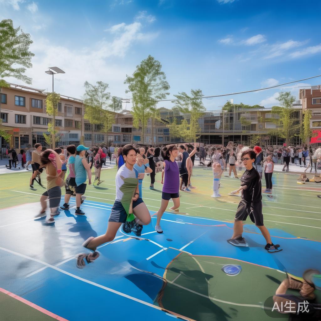 以某社区合作项目为例，博雅维动体育为社区建设了便捷