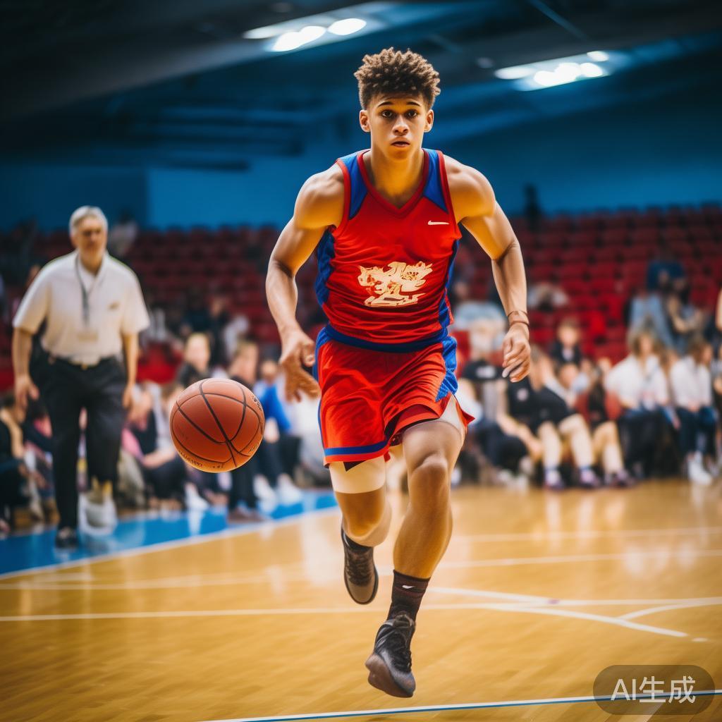 博雅自小展现出非凡的运动天赋，不仅在少年篮球联赛中